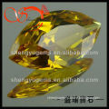 wedding yellow marquise cubic zirconia gemstone(CZMQ-3x6-0057)